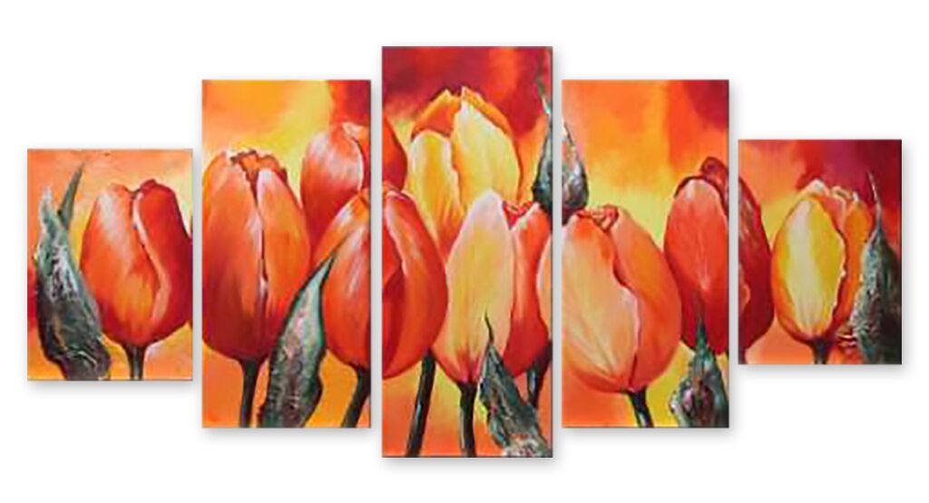 Модульная картина 1005 "Букет тюльпанов" фото 1