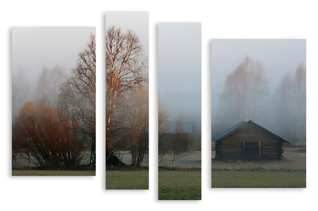 Модульная картина 2301 "В тумане" фото 1