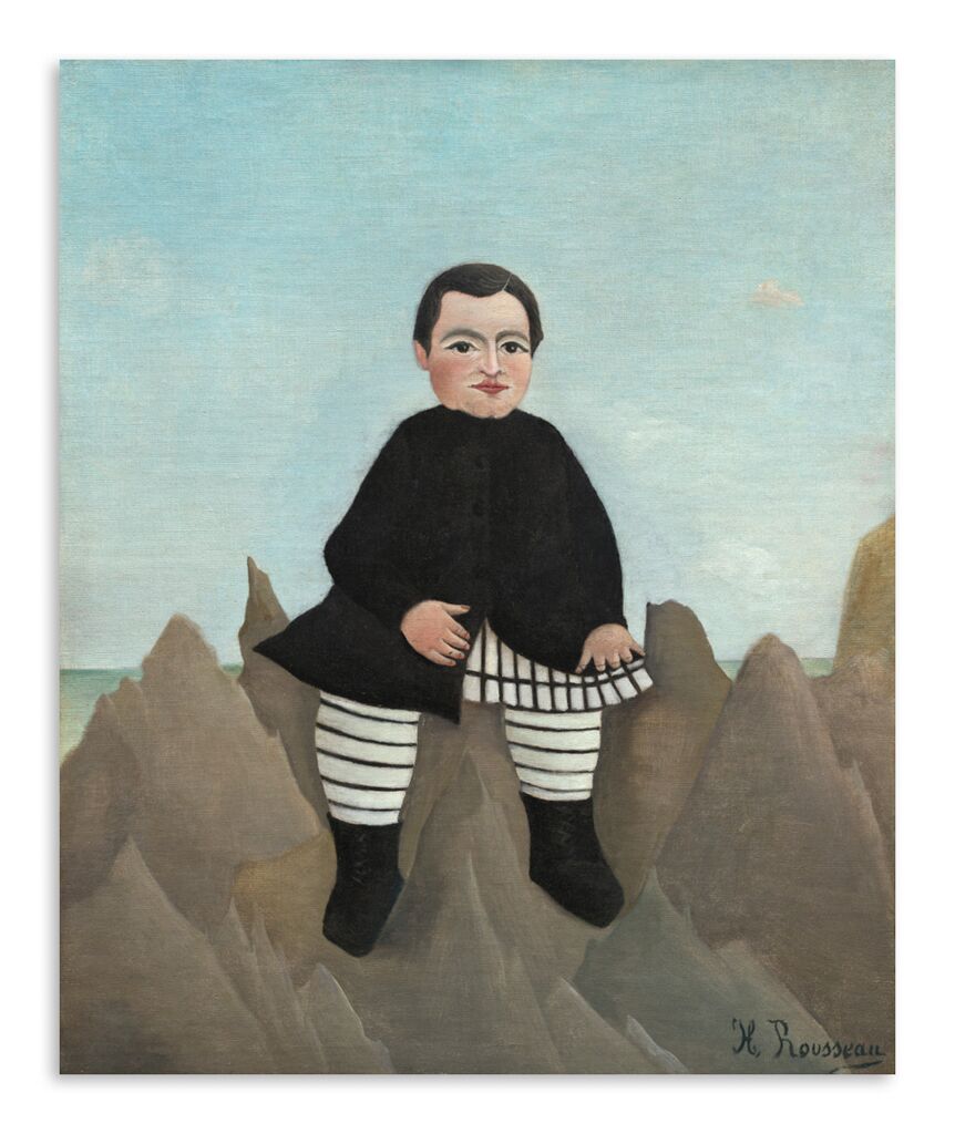 Репродукция 469 "Анри Руссо. Мальчик на скалах" фото 1