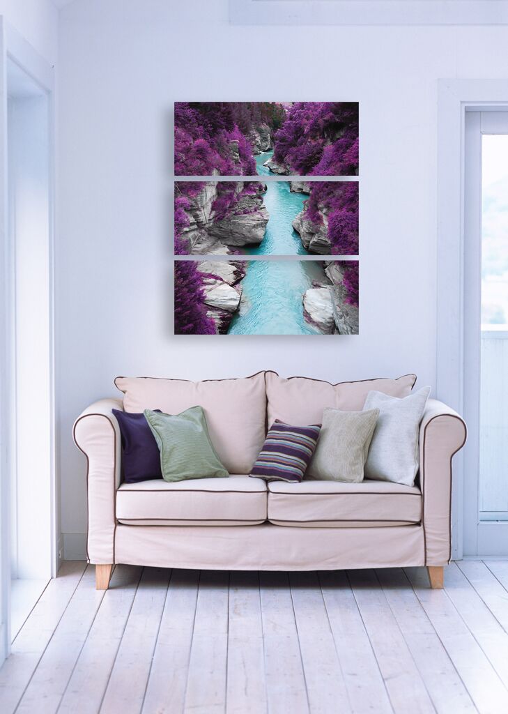 Модульная картина 259 "Фиолетовые берега" фото 4