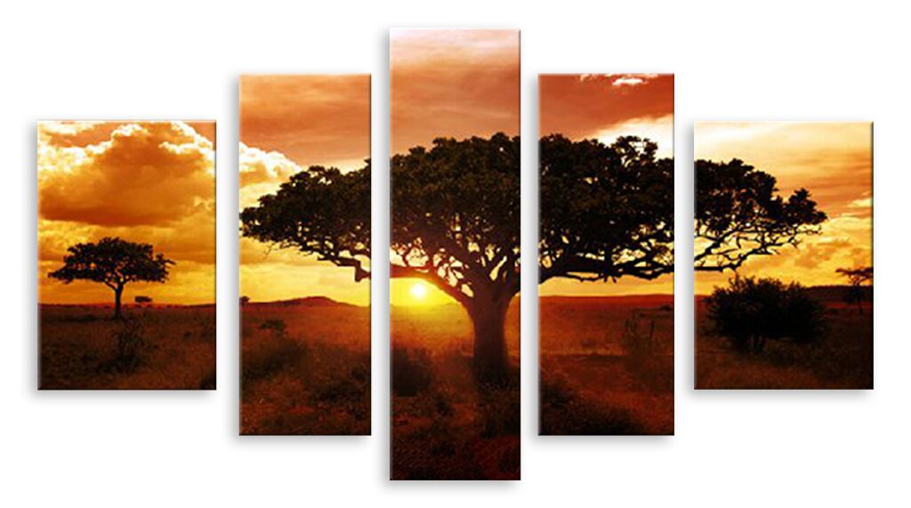 Модульная картина 4976 "Деревья Африки" фото 1