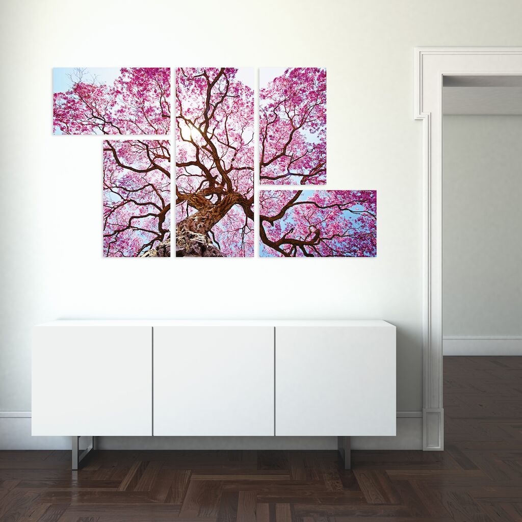 Модульная картина 162 "Розовое дерево" фото 4