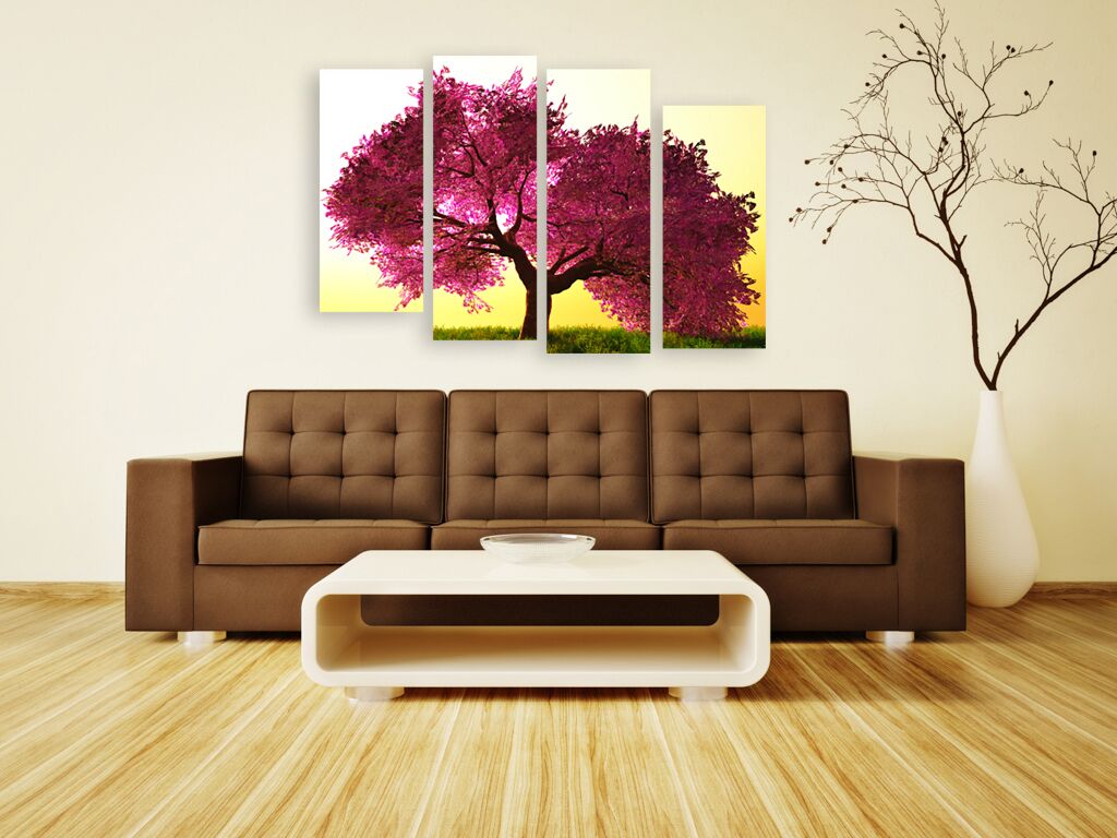 Модульная картина 428 "Цветущее дерево" фото 2