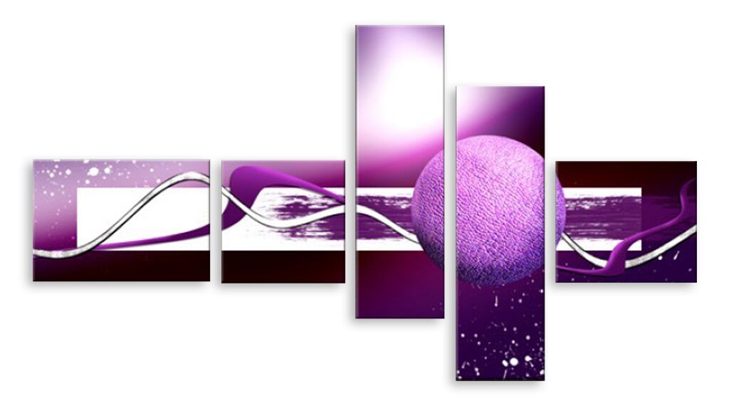 Модульная картина 5128 "Фиолетовая планета" фото 1