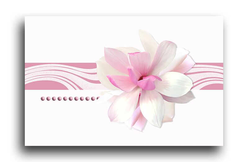 Постер 5155 "Бело-розовая нежность" фото 1