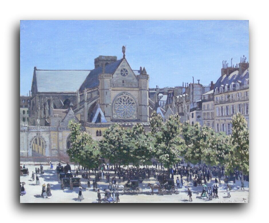 Репродукция 1040 "Церковь в Париже (Saint Germain l'Auxerrois Church, Paris)" фото 1