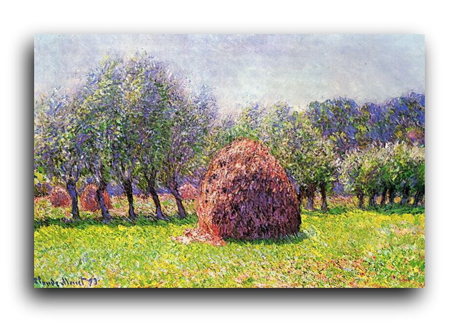 Репродукция 1014 "Сено в поле (Heap of Hay in the Field)" фото 1