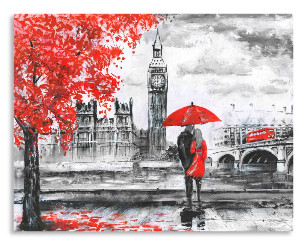 Постер 2452 "Красно-серый Лондон" фото 1