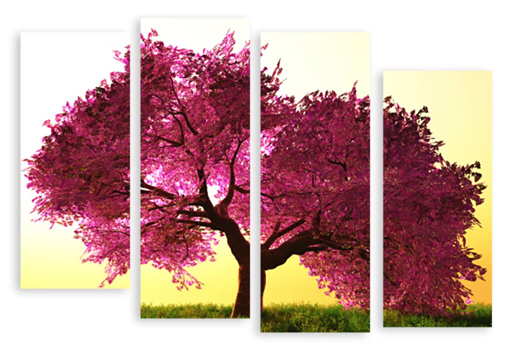 Модульная картина 428 "Цветущее дерево" фото 1