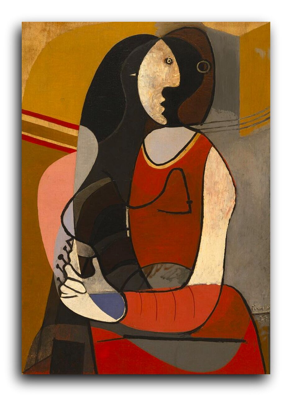 Репродукция 1699 "Усаженная Женщина (Seated Woman)" фото 1