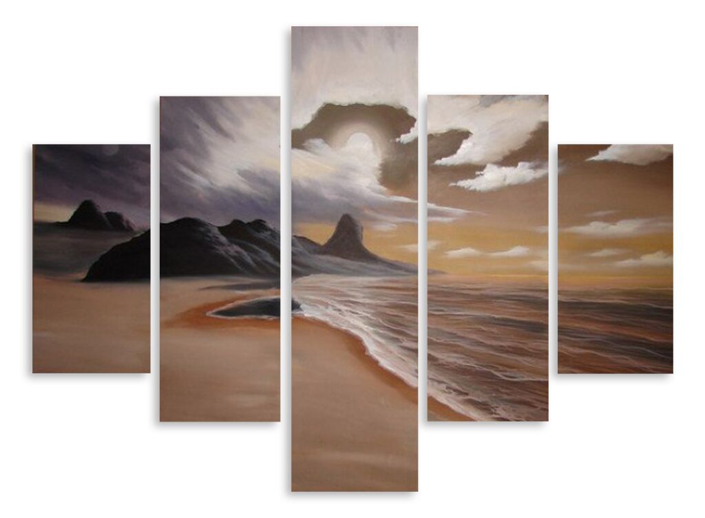 Модульная картина 4316 "Песочный берег" фото 1