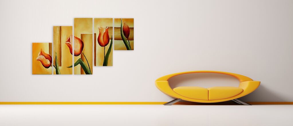 Модульная картина 996 "Тюльпаны" фото 3