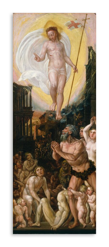 Репродукция 726 "Мастерская Ханса Миелича. Христа в Лимбе" фото 1