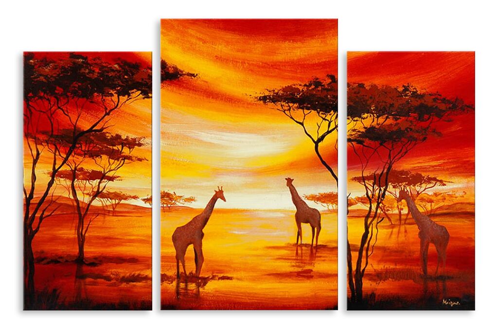 Модульная картина 4403 "Три жирафа" фото 1