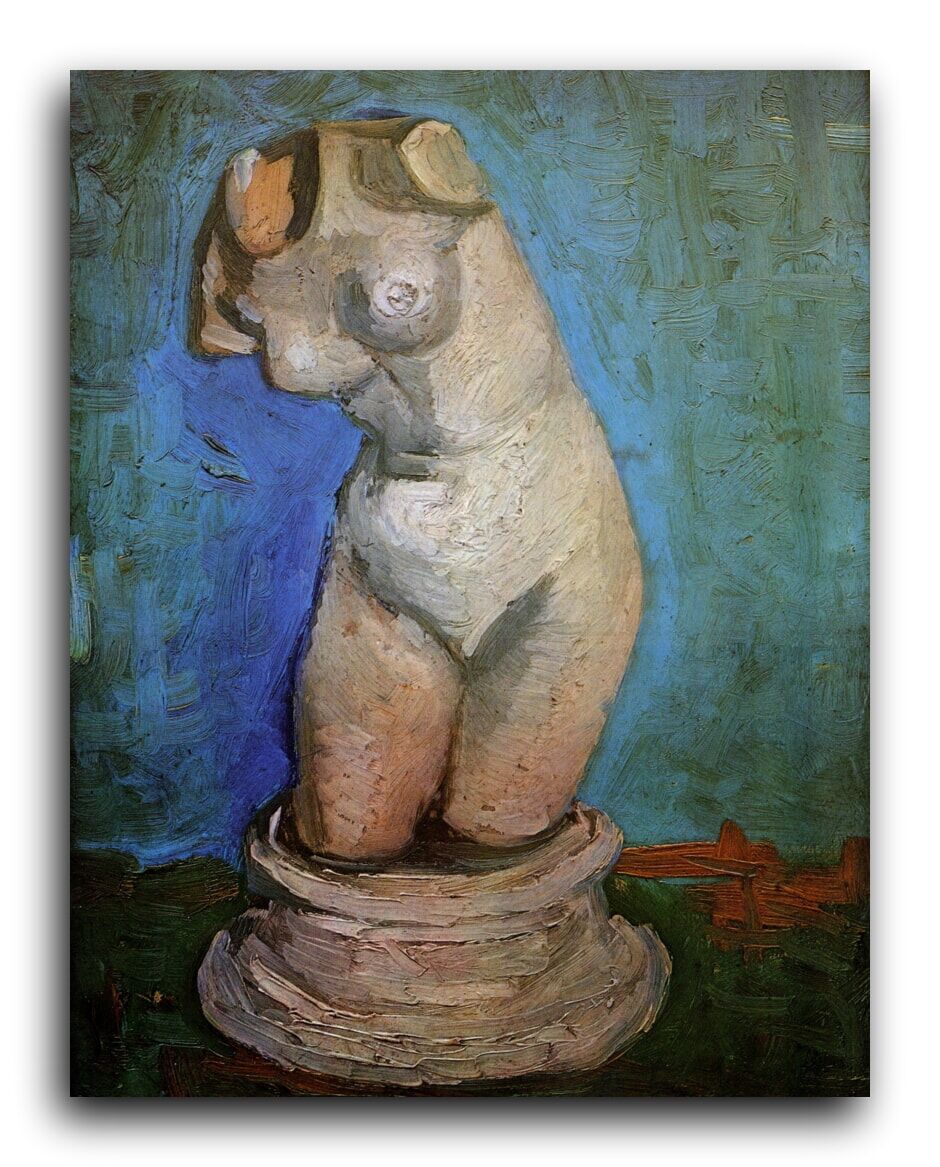 Репродукция 1566 "Статуэтка женского торса (Plaster Statuette of a Female Torso)" фото 1