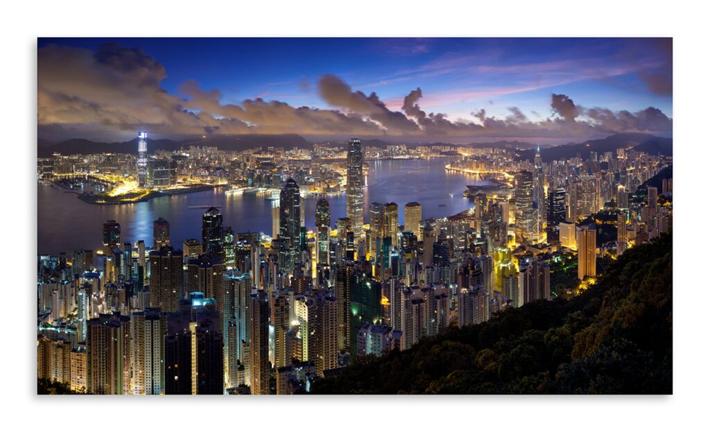 Постер 3370 "Небоскребы Гонконга" фото 1
