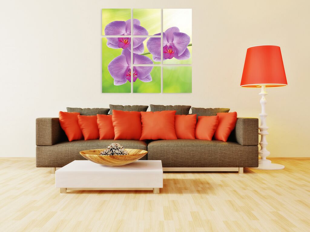 Модульная картина 237 "Розовая орхидея" фото 2