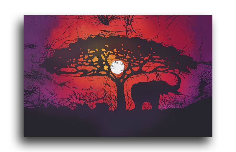 Постер 2150 "Слон в полночь" фото 1