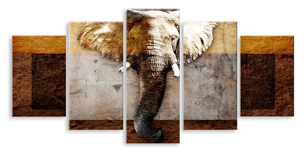 Модульная картина 5202 "Слон" фото 1