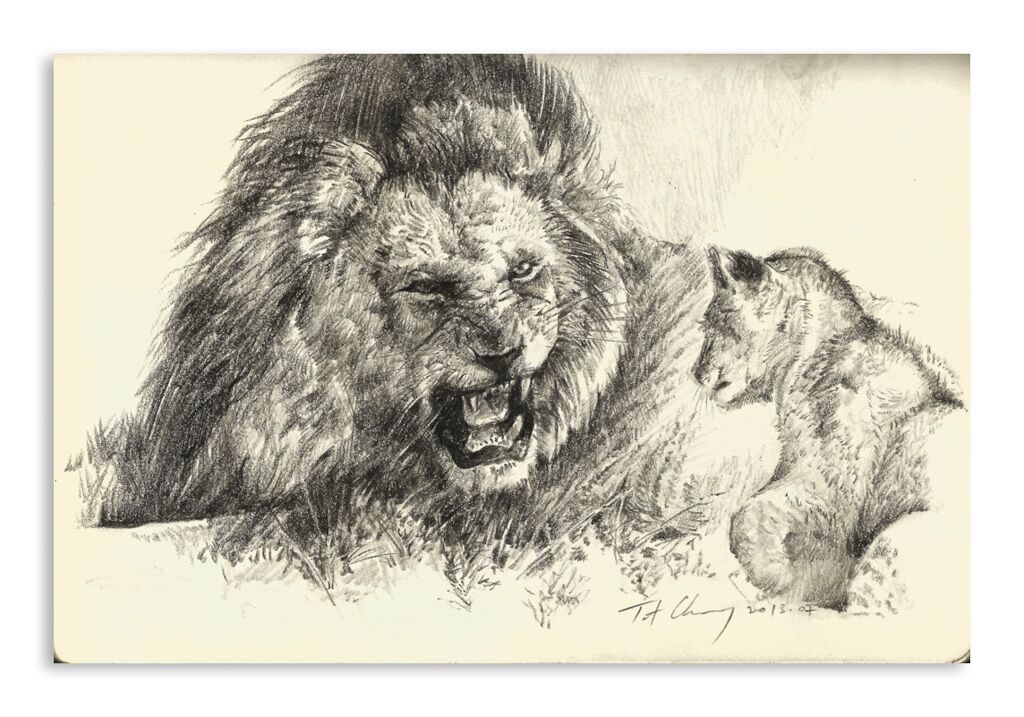 Постер 402 "Грозный лев" фото 1