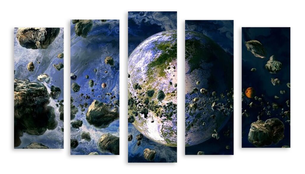 Модульная картина 3443 "Метеориты" фото 1