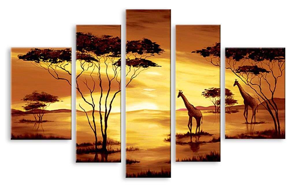Модульная картина 3238 "Жирафы" фото 1