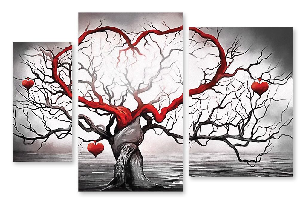 Модульная картина 803 "Дерево любви" фото 1