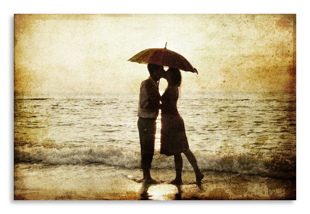Постер 2877 "Влюбленные на берегу моря" фото 1