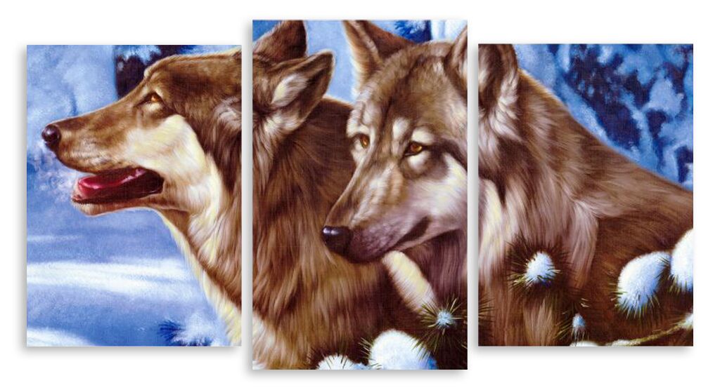 Модульная картина 5727 "Волки" фото 1