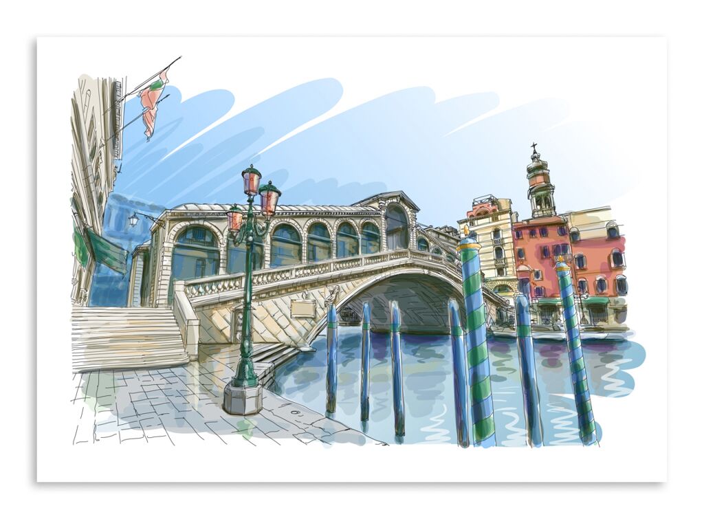 Постер 3052 "Мост в Венеции" фото 1