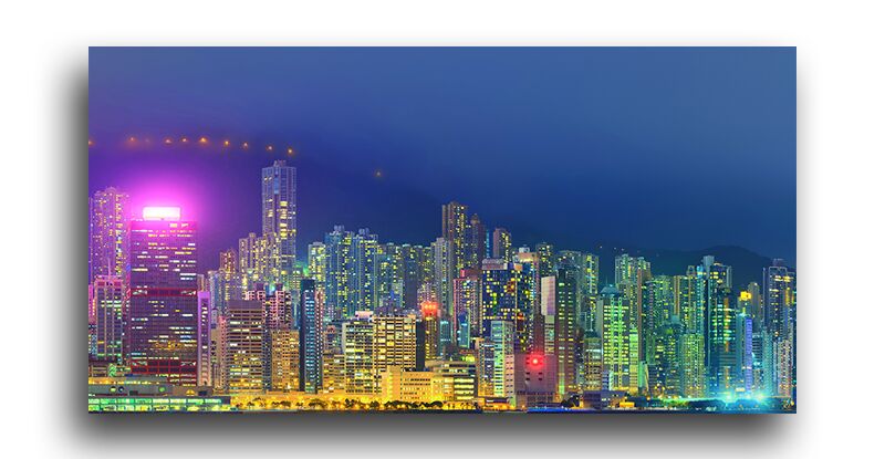 Постер 1705 "Ночной Гонконг" фото 1