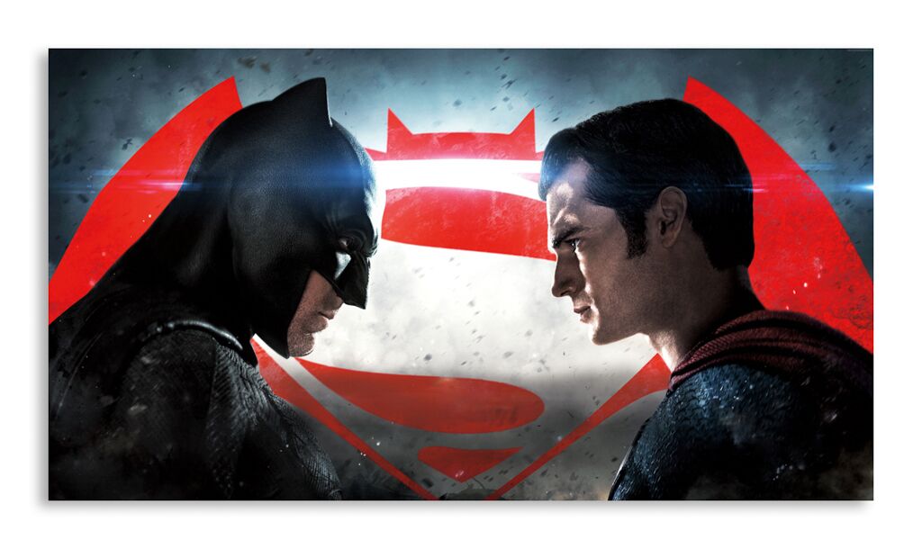Постер 877 "Супермен против бетмена" фото 1