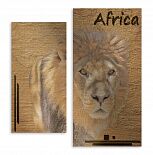 Модульная картина 5066 "Африканский лев"