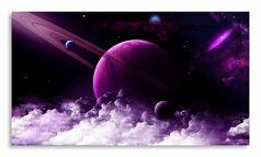Постер 2781 "Фиолетовый космос"