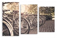 Модульная картина 3027 "Велосипеды"