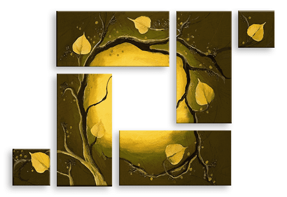 Модульная картина 3748 "Осеннее дерево" фото 1
