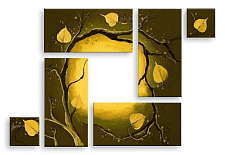 Модульная картина 3748 "Осеннее дерево"